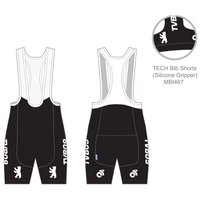 TECH Bib Shorts - Endurance+ Chamois, Silicon Gripper