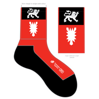 Sublimated Sock 6 Inch