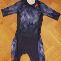 Perf. Aero Men Tri Suit (purple/ back zipper)