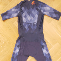 Perf. Aero Men Tri Suit (purple/ back zipper)