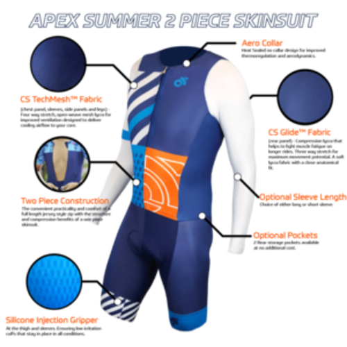 APEX Summer Skinsuit (cycling)