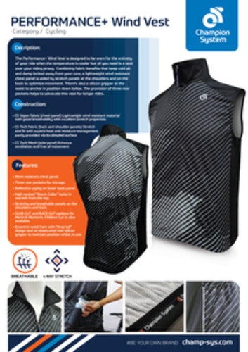 Performance+ Wind Vest - Children