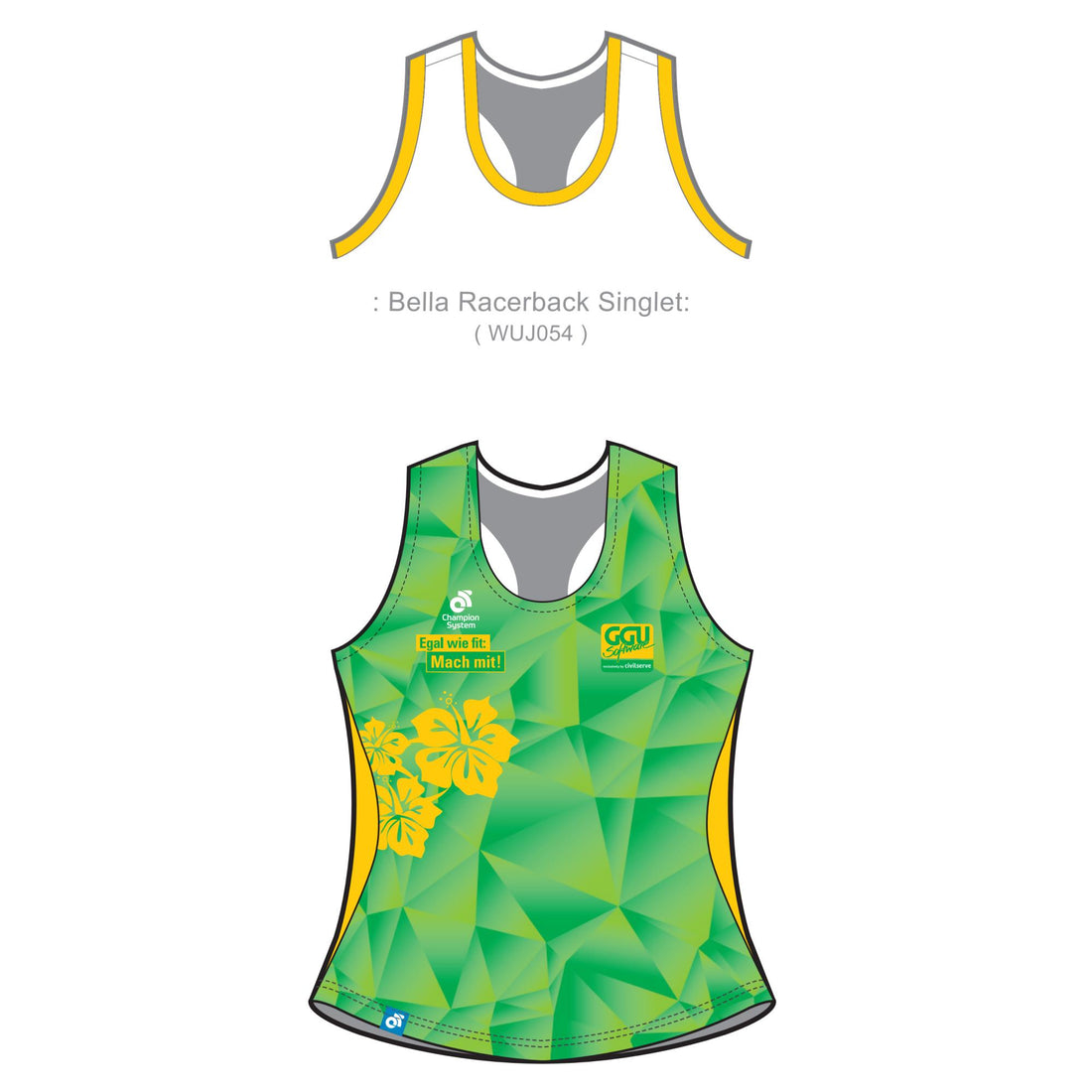 Bella Racerback Singlet