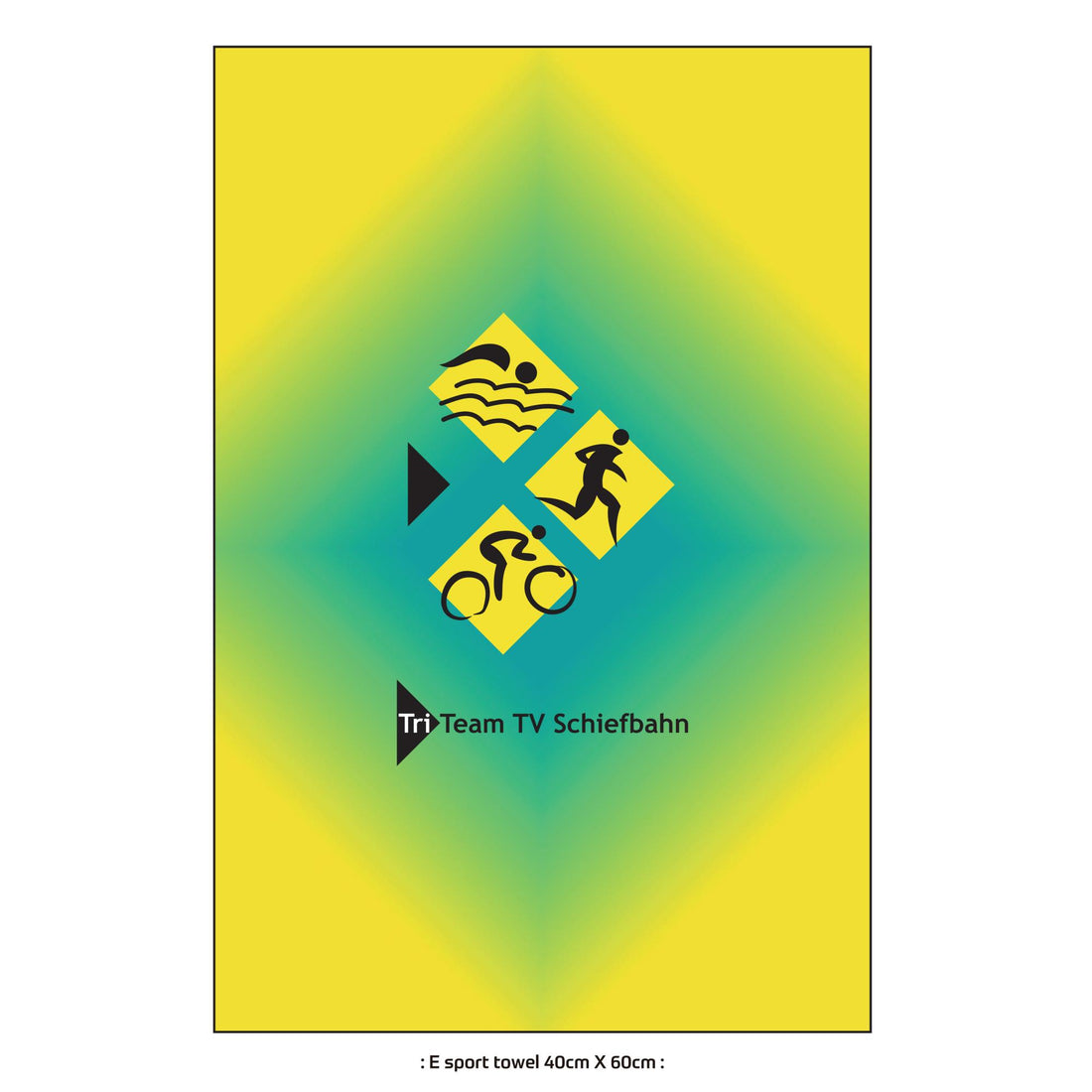 PERFORMANCE E sport towel 40cm x 60cm