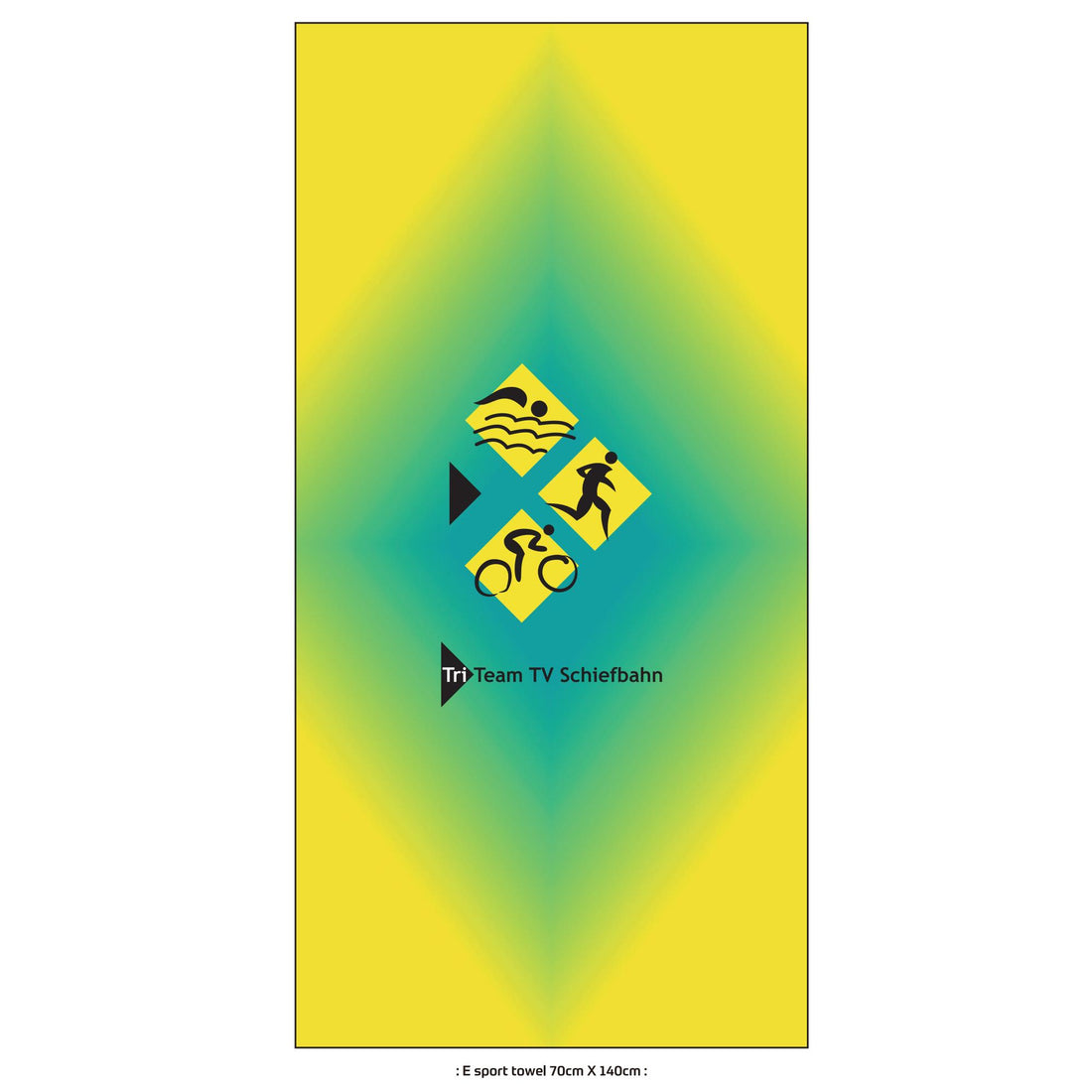 PERFORMANCE E sport towel 70cm x 140cm