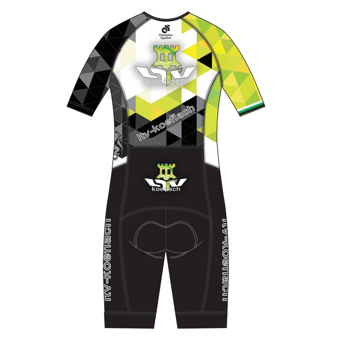 APEX Aero Short Sleeve Tri Suit  (Vereinsunterstützung)