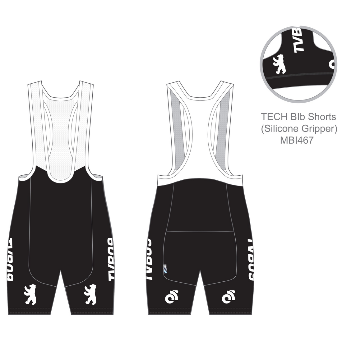 Tech Bib Shorts - Children