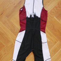 Apex Women Tri Suit        (red-white/ back zipper)