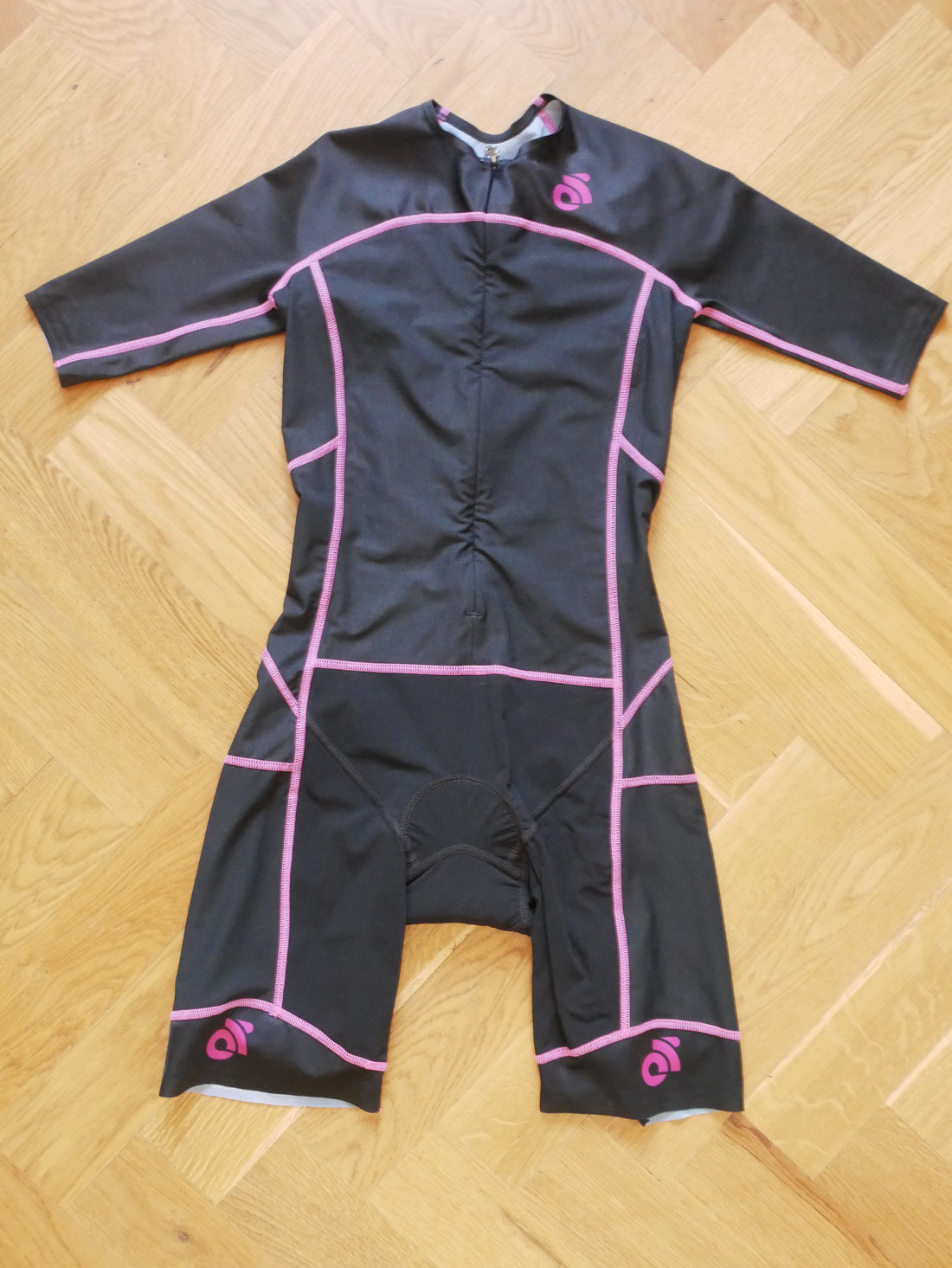 Apex Aero Women Tri Suit     (black-pink/front zipper)