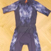 Perf. Aero Men Tri Suit (purple/ front zipper)