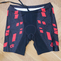 Perf. Men Tri Set 3 (black-red/ front zipper)